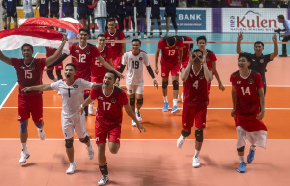Persiapan timnas voli Indonesia jelang turnamen